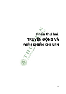 Giáo trình Truyền động thủy lực và khí nén (Phần 2)