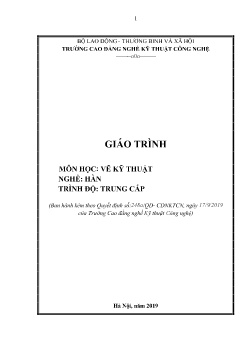 Giáo trình Vẽ kỹ thuật (Trình độ Trung cấp)