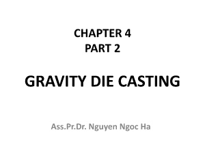 Gravity die casting - Nguyen Ngoc Ha