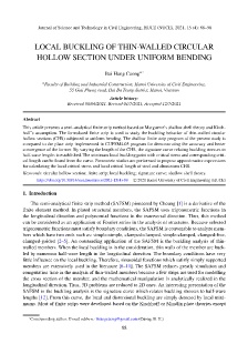 Local buckling of thin-walled circular hollow section under uniform bending