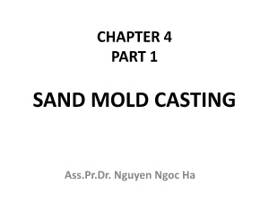 Sand mold casting - Nguyen Ngoc Ha